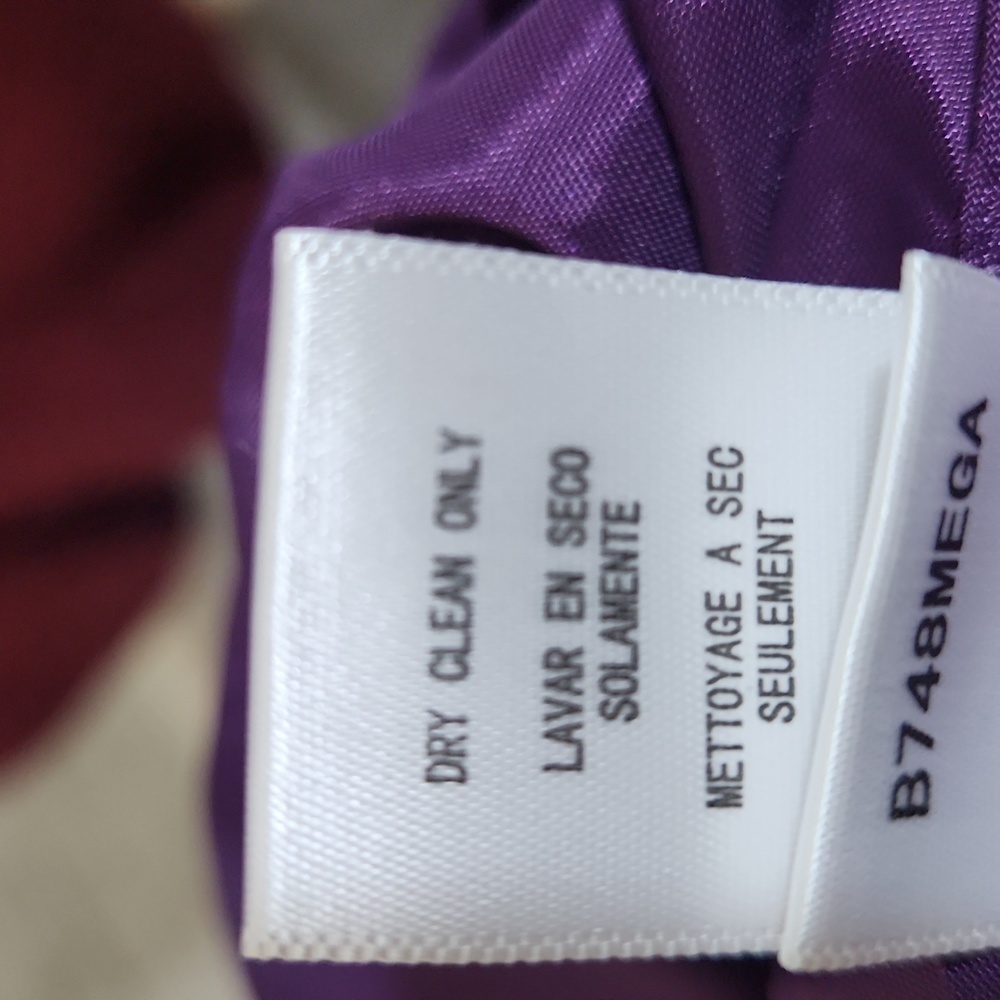 BCBGMaxAzria Purple Ruffle Front Jacket - Picture 11 of 12